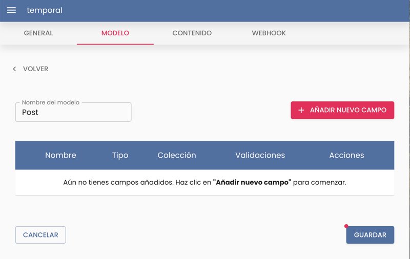Nombre nuevo modelo