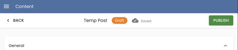 Modified data saved as draft