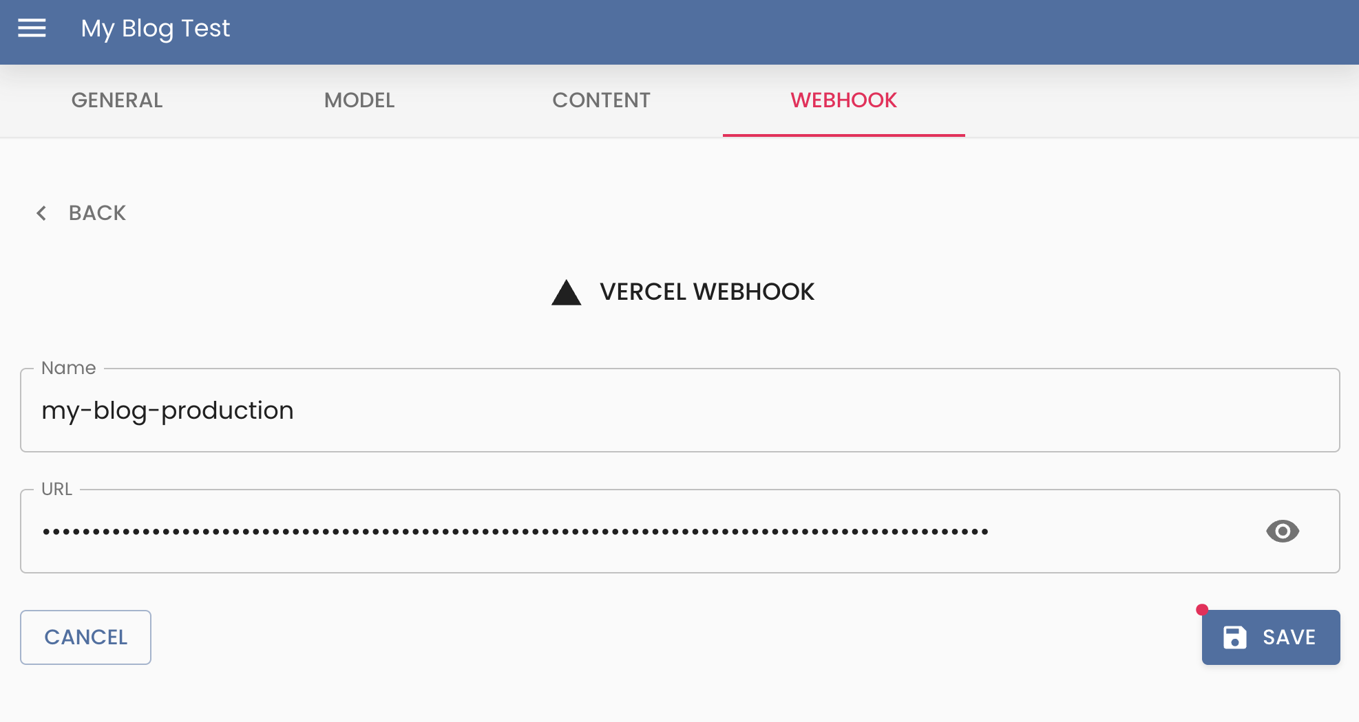 campos del webhook de Vercel